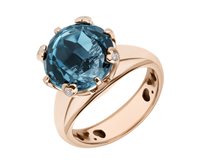 Anello Pasquale Bruni Donna in Oro rosa Topazio 14692R - 14692R